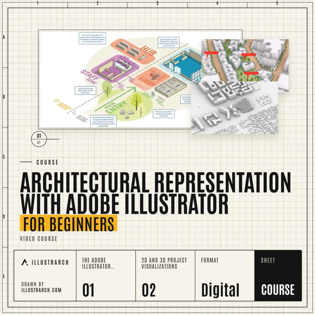 📷 Architectural Representation with Adobe Illustrator For Beginners | Video Course