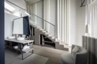 Gallery Suite with a floating washstand and an internal staircase up to the roof platform, Aeon by noa*