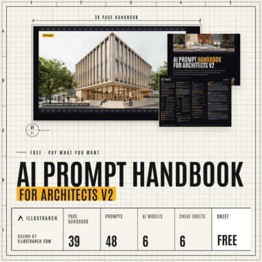 🤖 AI Prompt Handbook for Architects v2 | 48 Prompts, 6 Models, 6 Cheat Sheets, Free