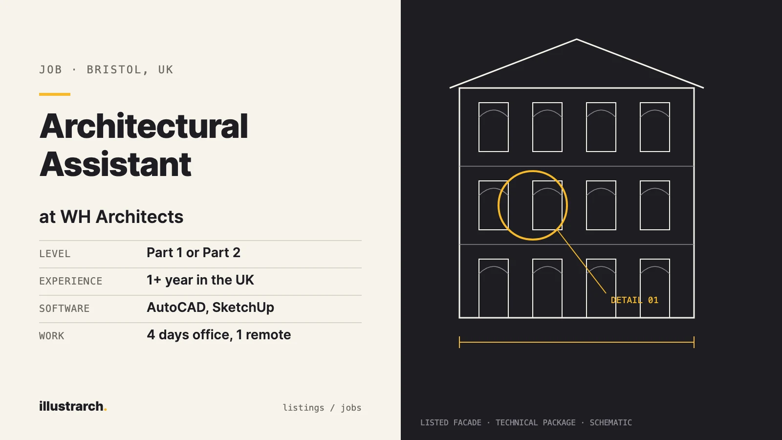 Architectural Assistant – WH Architects