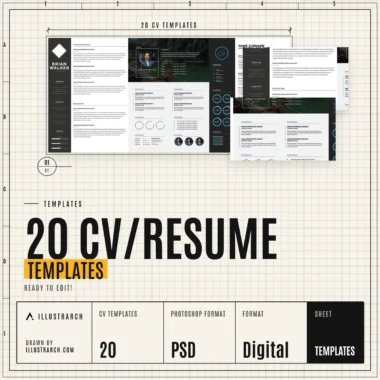 🧾 20 CV/Resume Templates | Ready to Edit!
