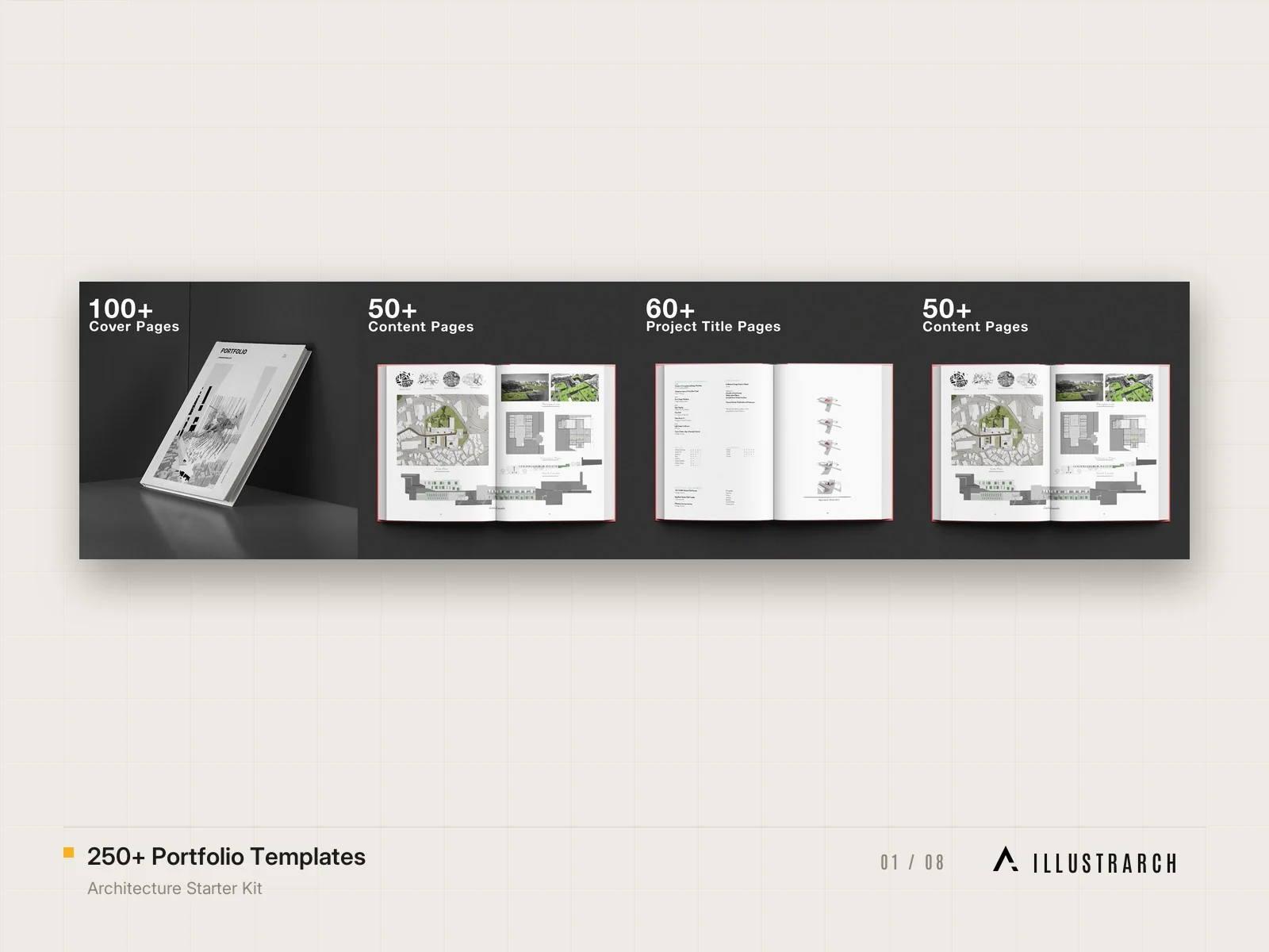 250+ Portfolio Templates in the kit