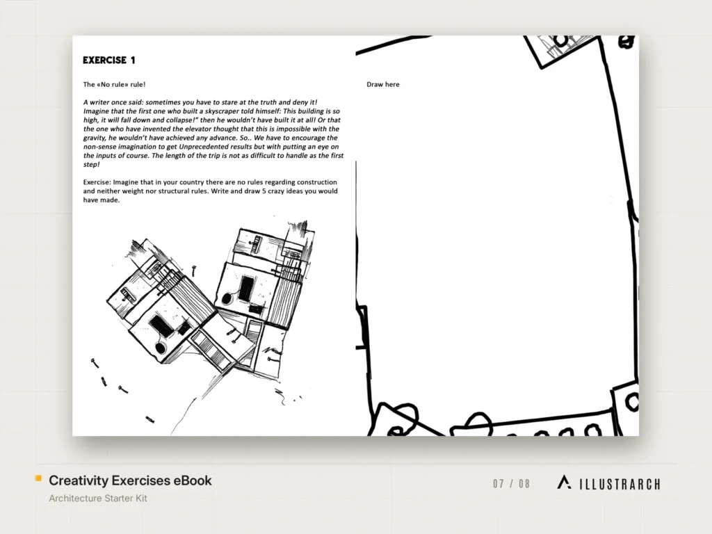 Architecture Starter Kit ALL IN ONE: creativity exercises ebook