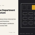 Department Head of Architecture – Penn State