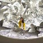 Es Devlin: Other Worlds Opens at London’s Design Museum with a 2,000-Book Kinetic Library