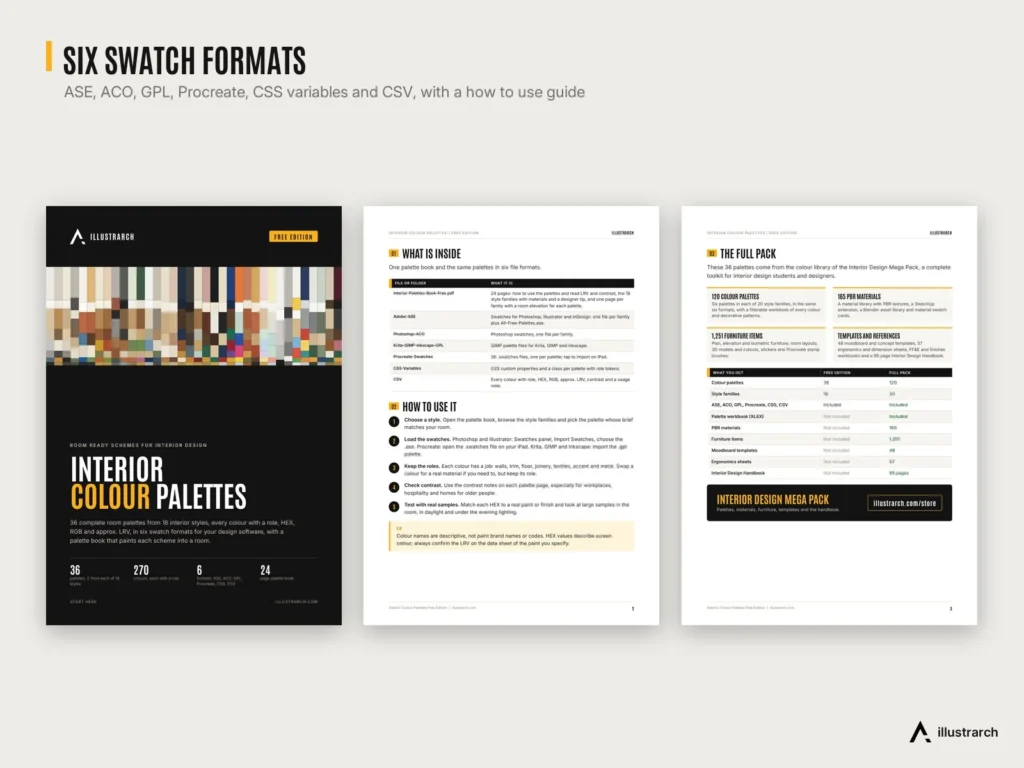 Interior Colour Palettes preview: start here