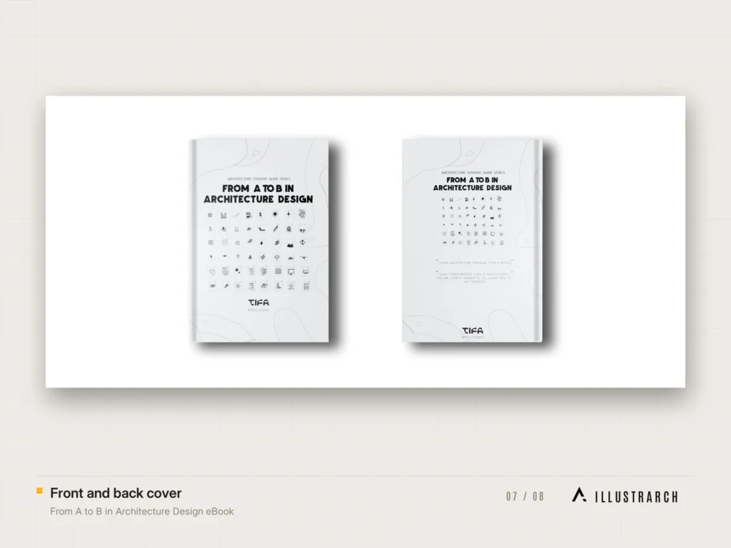 From A to B in Architecture Design eBook Architecture Student Guide: front and back cover