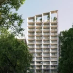 Henning Larsen Reveals Northern Lights Residential Tower Next to Daan Park in Taipei