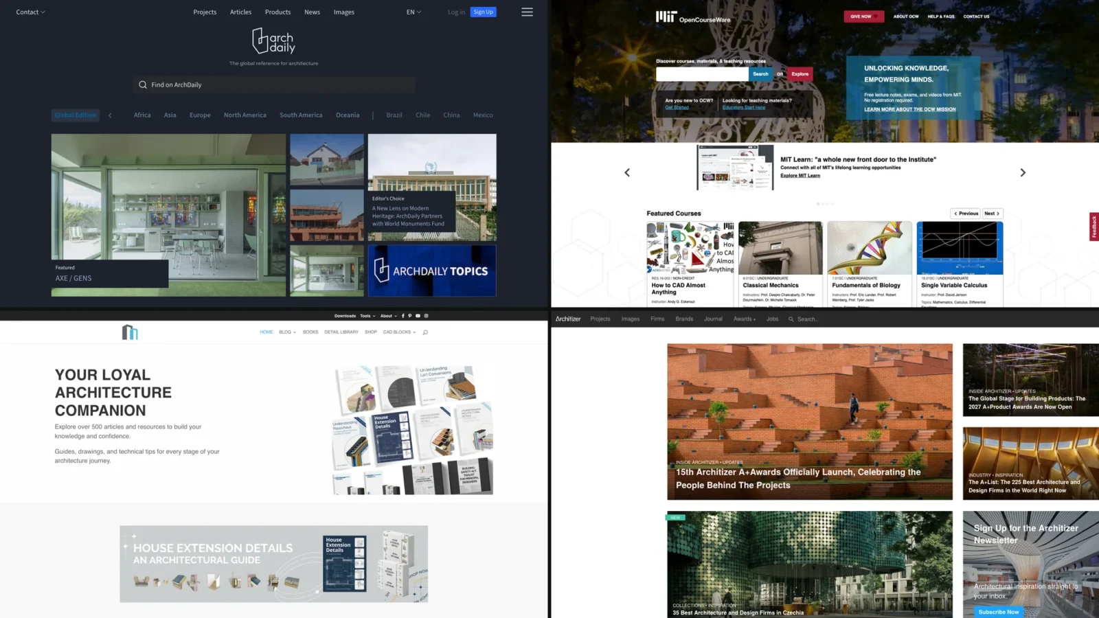 Top 10 Essential Websites for Architecture Students
