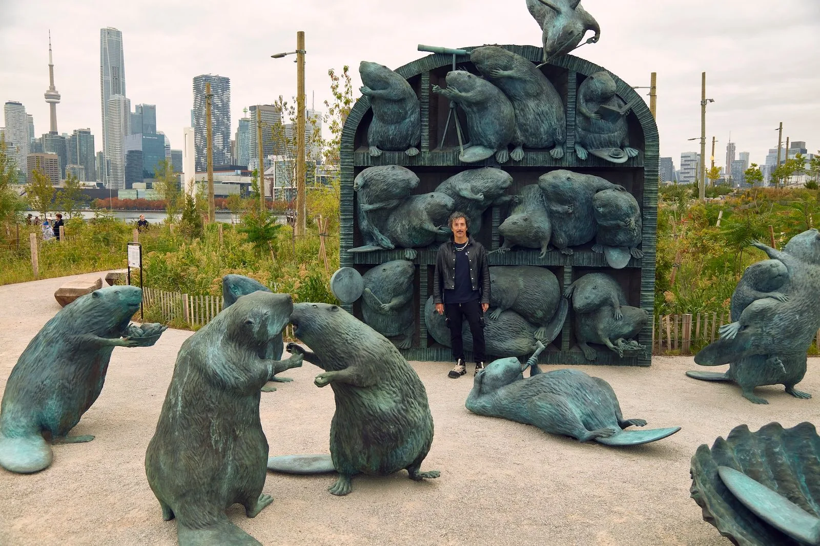 Kent Monkman’s First Public Sculpture Is a Bronze Condominium for Beavers on Toronto’s Waterfront