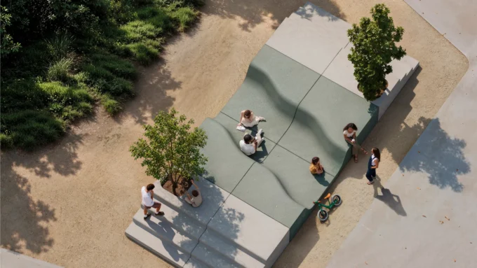 MVRDV Designs Barcode, a Modular Concrete Street Furniture Collection for Escofet