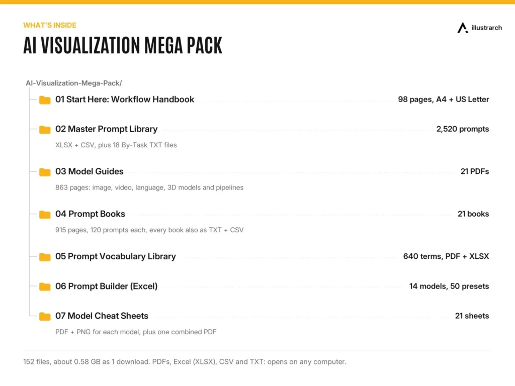 AI Visualization Mega Pack preview: whats inside