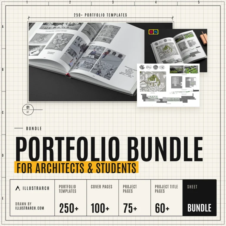Portfolio Bundle for Architects & Students cover