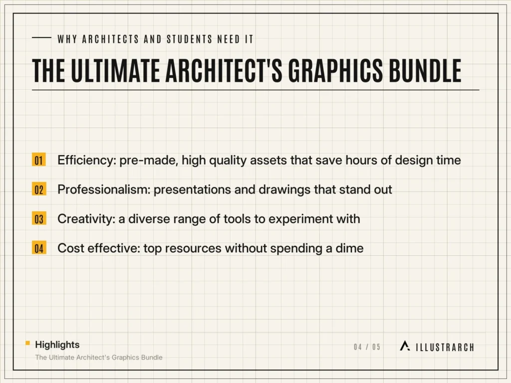 The Ultimate Architect's Graphics Bundle: card why architects and students ne